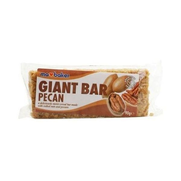 Ma Baker - Giant Bar - Pecan 90g x 20