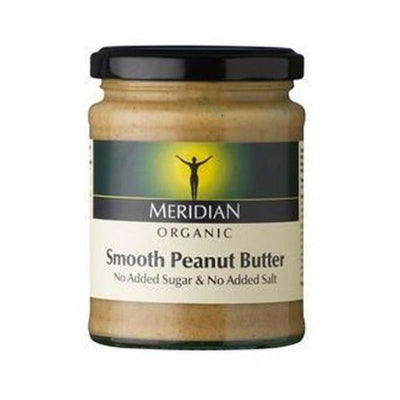 Meridian - Organic Peanut Butter - Smooth 100% Nuts 280g