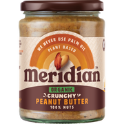 Meridian Organic Peanut Butter - Crunchy 470g