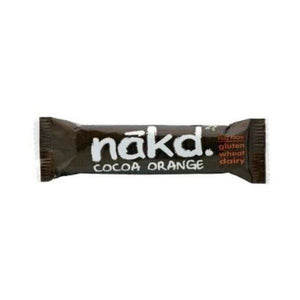 Nakd - Cocoa Orange Fruit & Nut Bar - Gluten Free 35g x 18