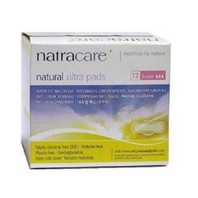 Natracare - Natural Ultra Pads Super With Wings 12s