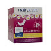 Natracare - Ultra Extra Pads With Wings - Long 8s