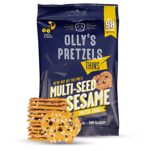 Ollys Pretzels Pretzel Thins - Multiseed 35g x 10
