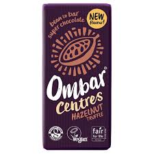 Ombar Centres Hazelnut Truffle 35g x 10