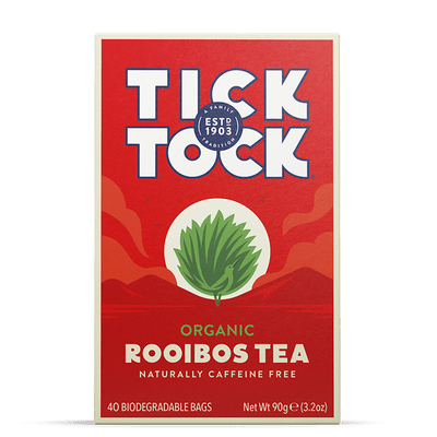 Tick Tock Organic Rooibos Tea 40 Bags x 4