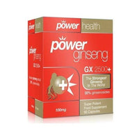 Power Health - Korean Ginseng Gx2500+ Capsules 60s