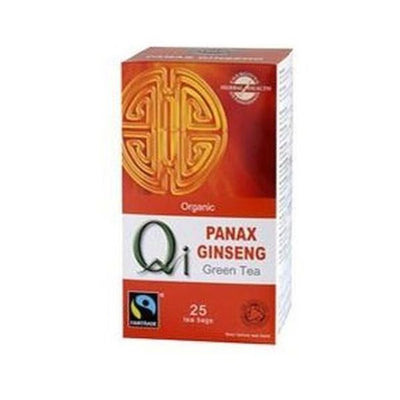 Herbal Health - Green Tea & Ginseng - Organic & Fairtrade 25 Bags