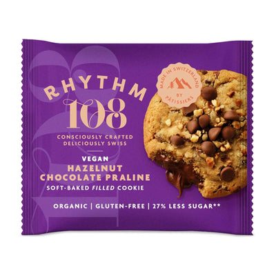 Rhythm 108 Choc Hazelnut Ganache Soft Filled Cookie 50g x 12