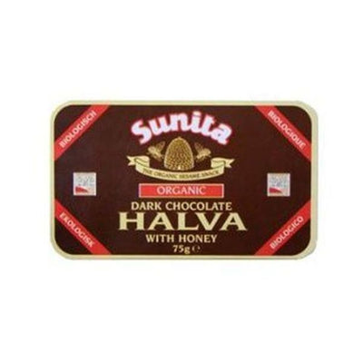 Sunita  Halva With Dark Chocolate - Organic - Sunita  Halva With Dark Chocolate - Organic 75g