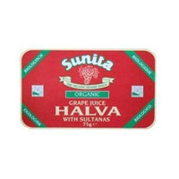 Sunita - Halva With Grape Juice & Sultanas - Organic 75g
