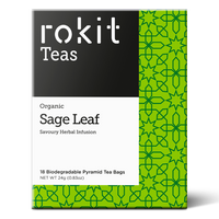 Rokit Org Sage Leaf Infusion Tea 18 Bags x 6