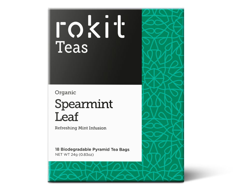 Rokit Org Spearmint Infusion Tea 18 Bags x 6