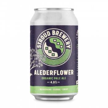 Stroud Brewery Alederflower Organic Pale Ale Can 440ml x 12