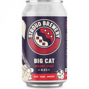 Stroud Brewery Big Cat Organic Stout Can 440ml x 12