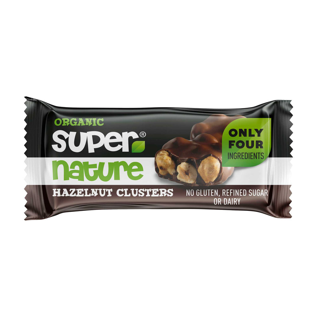 Supernature Hazelnut Clusters - 4 Ingredients 34g x 12