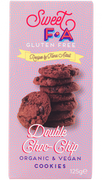 Sweet FA Gluten Free Double Choc Chip Cookies 125g