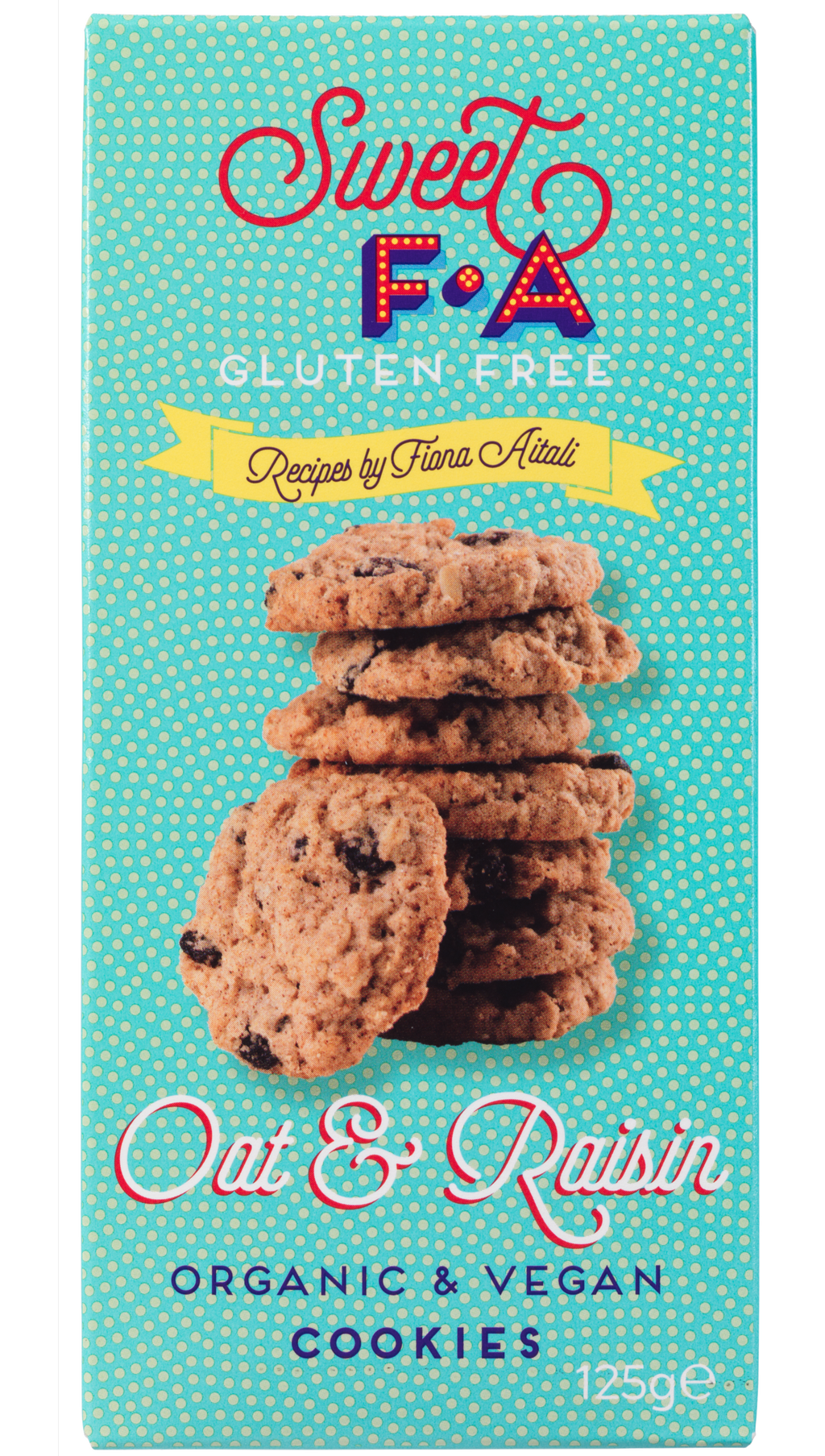 Sweet FA Gluten Free Oat & Raisin Cookie 125g