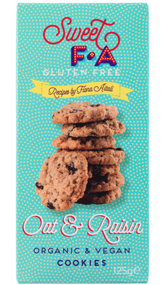 Sweet FA Gluten Free Oat & Raisin Cookie 125g