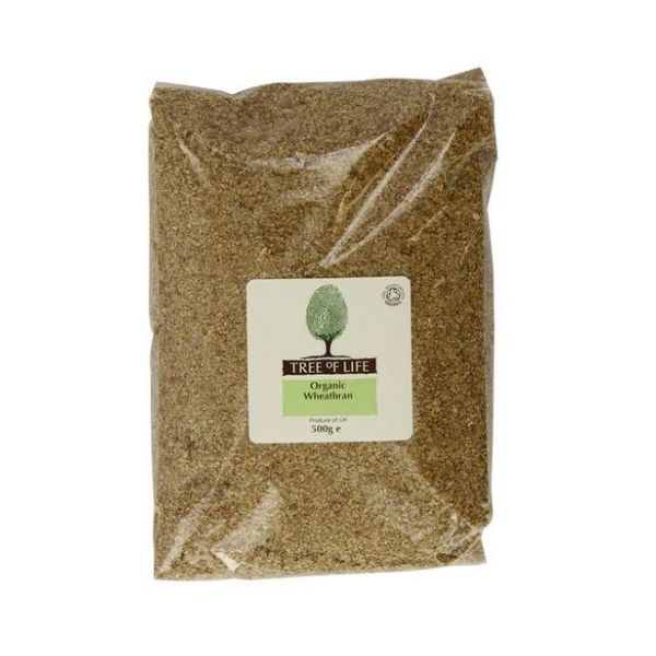 Tree Of Life - Organic Wheat Bran 500g x 6