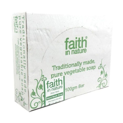 Faith In Nature - Aloe Vera Soap - Organic 100g x 18