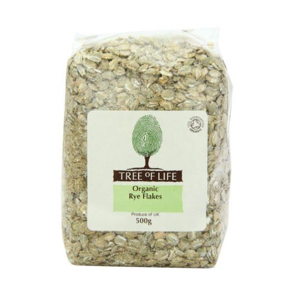 Tree Of Life - Organic Rye - Flakes 500g x 6