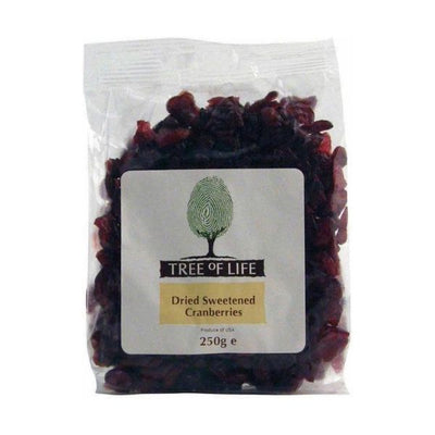 Tree Of Life - Cranberries 250g x 6