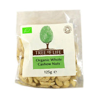 Tree Of Life - Organic Cashew Nuts - Whole 250g x 6