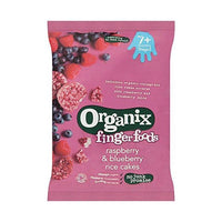 Organix - Raspberry & Blueberry Rice Cakes (7+) 50g x 7