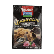 Loacker - Dark Chocolate Quadratini Wafer Biscuits 125g x 12