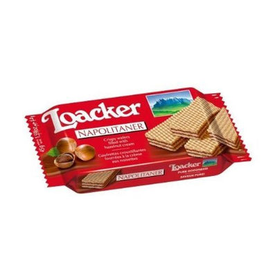 Loacker - Napolitaner (Hazelnut) Creme Filled Wafer 45g x 25