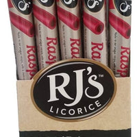 RJ's Licorice Soft Eating Raspberry Log 40g x 25