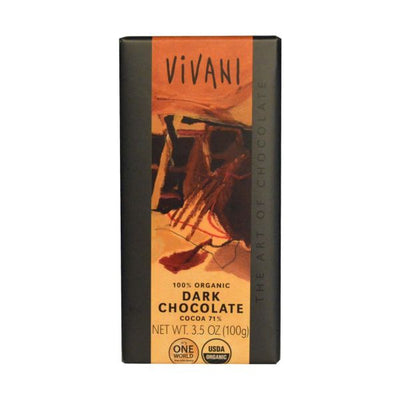 Vivani - Organic Dark Choclate With 71% Cocoa 100g x 10