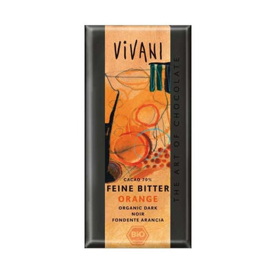 Vivani - Organic Dark Orange Chocolate 100g x 10