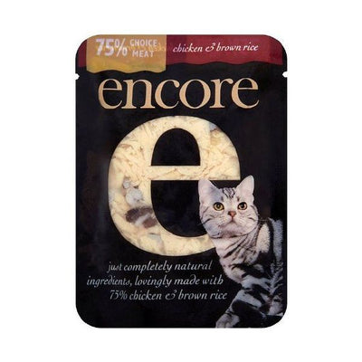 Encore - Cat Food - Chicken & Brown Rice (Pouch) 70g x 16