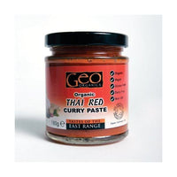 Geo Organics - Organic Thai Red Curry Paste 180g x 6