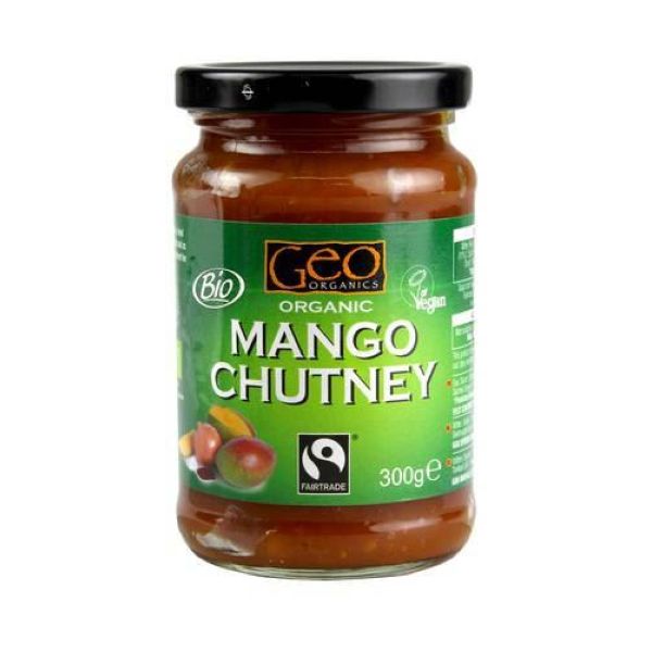 Geo Organics - Organic Mango Chutney - Fairtrade 300g x 6