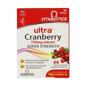 Vitabiotics - Ultra Cranberry Tablets 30s