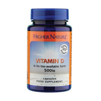 Higher Nature - Higher Nature  Vitamin D3 500iu Capsules 60s