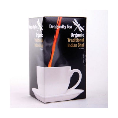 Dragonfly Tea - Traditional Indian Chai Tea 20 Bags x 4