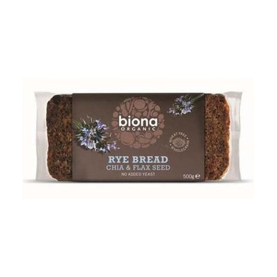 Biona - Rye Chia & Flaxseed Bread 500g x 6