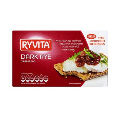 Ryvita - Dark Rye Crispbread 250g x 16