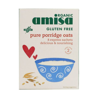 Amisa - Express Porridge Oats - Sachets (8 pack) x 4