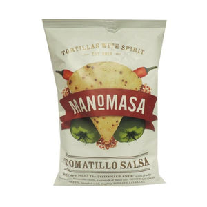 Manomasa - Tomatillo Salsa Tortilla Chips 160g x 10