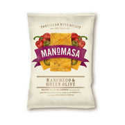 Manomasa - Manchego & Green Olive Tortilla Chips 160g x 12
