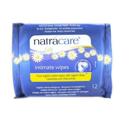 Natracare - Intimate Wipes - Organic (12 Wipes) 12pk x 24