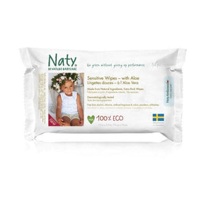 Nature Baby - Sensitive Wipes With Aloe 390g