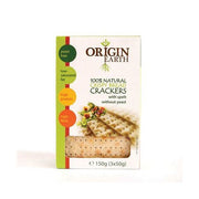 Origin Earth - Yeast Free Crackers With Spelt 150g