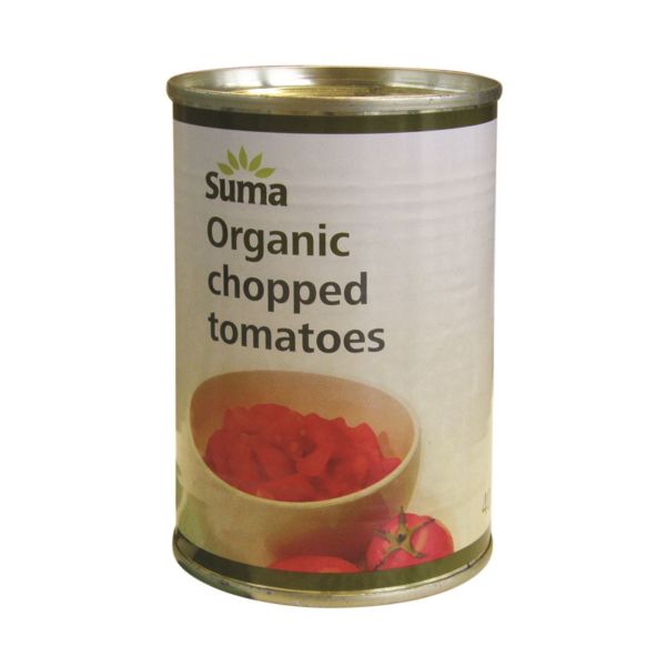 Suma - Tomatoes - Chopped & Peeled Organic 400g x 12