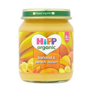 Hipp - Banana & Peach Dessert (4+) 125g x 6