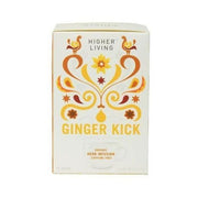 Higher Living - Ginger Kick Enveloped Tea 15 Bags x 4